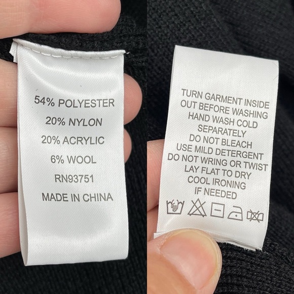 Incashmere  pearl trim wool blend cardigan size XL - Picture 12 of 16